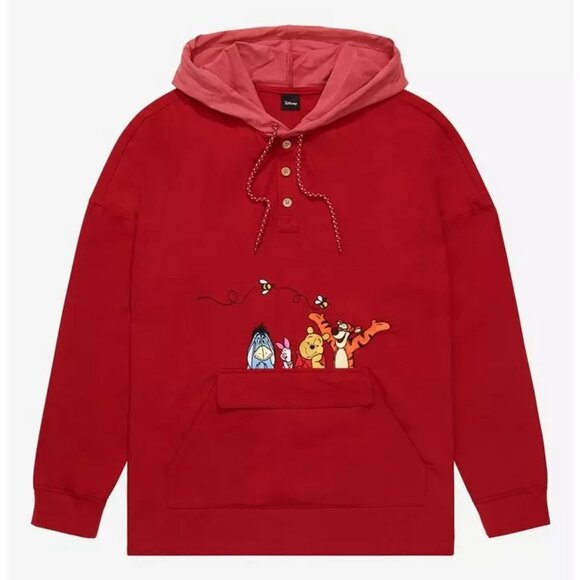 BoxLunch Disney Winnie the Pooh Oh Bother Hoodie Jacket Size XS - Picture 1 of 11